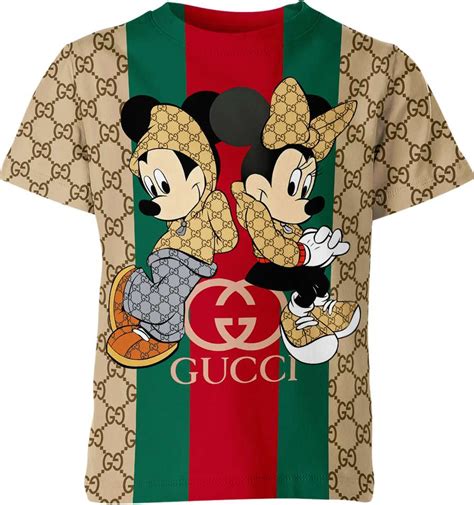 gucci t shirt women's mickey mouse|Mickey Mouse wearing Gucci.